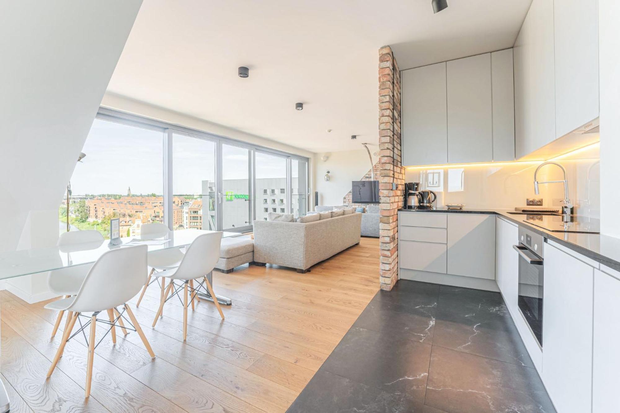 Penthouse Comfort Apartments Granaria Danzig Exterior foto